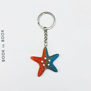 Orange blue-starfish