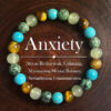 Wholesale Natural Tiger Eye Blue Turquoise Elastic Bracelet