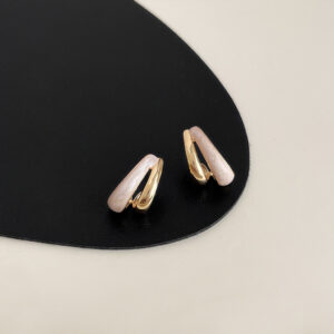 Double-layer drop earrings