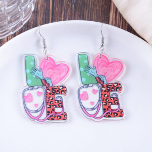 LOVE a pair of love earrings