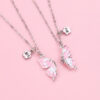 O1CN01aoePXv1RorxWWTSg6_2204819392159-0-cib Wholesale butterfly necklace cartoon children BFF good friend necklace