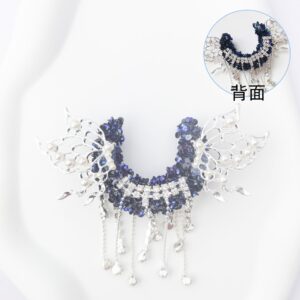 Black wings bow (1 piece)