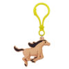 Wholesale Galloping Horse Party Plastic Buckle Keychain