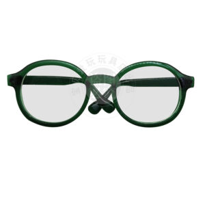 Large cotton doll green 9cm lens glasses