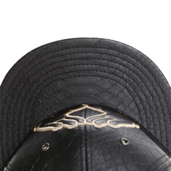 Wholesale Black leather hands foreign trade wholesale style flat cap outdoor adult sports sunshade travel hip-hop baseball cap