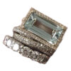 Wholesale luxury ring fashionable creative large rectangular ring set