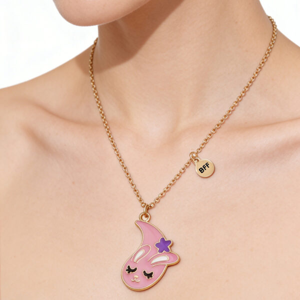 Wholesale cartoon animal colorful oil-drop necklace