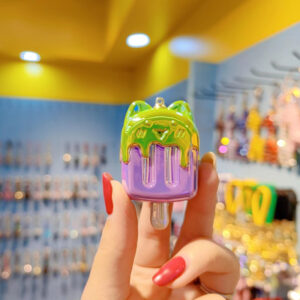 Cartoon ice cream-purple single doll