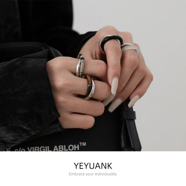 O1CN01ayqkW42KdErk9lTyc_2208490579579-0-cib Wholesale Luxury Exquisite Natural Stone Agate Tiger Eye Double Ring