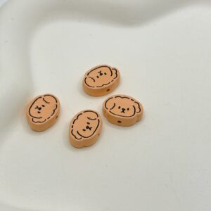 Line puppy [orange] / 14.2*10.3mm