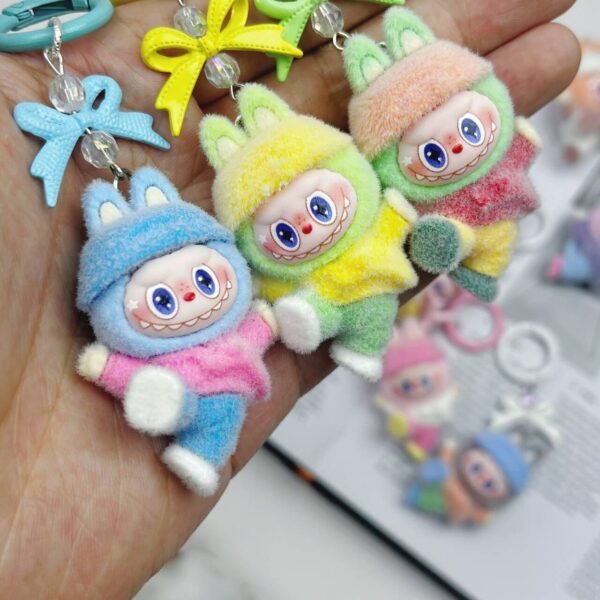 Wholesale Flocked Dancing Plush Doll Keychain OLY Exclusive