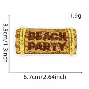 Hawaiian cloth patch 5#