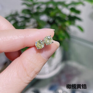 Olive yellow zirconium 6MM eight