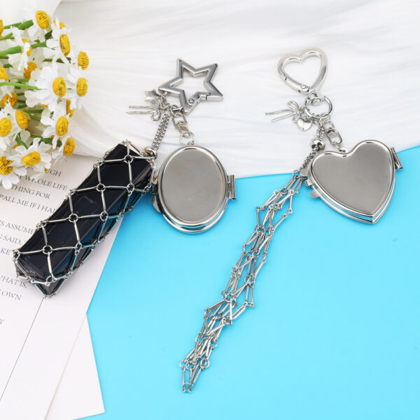 Wholesale Stainless steel mesh bag keychain