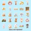 Wholesale 50pcs Easter Cute Rabbit Series Waterproof Vinyl Stickers