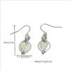 Wholesale Halloween hollow pumpkin luminous earrings