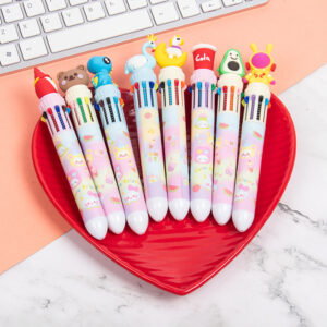 Wholesale Cartoon Head Ten-Color Pen
