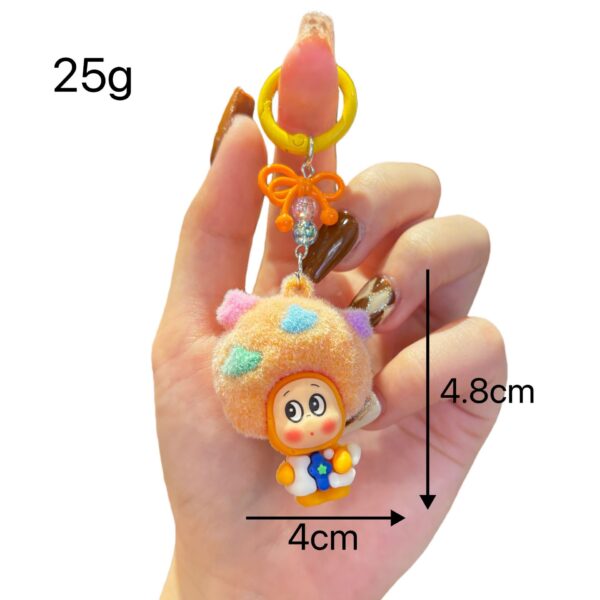 Wholesale Plush Afro Star Keychains