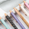 Wholesale Spot Gold Powder Press Ballpoint Pen