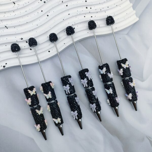 O1CN01b7M3xJ1tRnUXeL8SU_2218621485899-0-cib Wholesale DIY Butterfly Beaded Pen