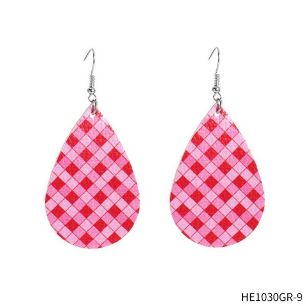 Wholesale Valentine's Day Sparkling Three Series Heart shaped Letter Earrings