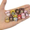 Wholesale 10pcs flower strawberry hat cartoon acrylic beads
