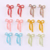 Wholesale Valentine's Day Glitter Multicolor Bow Acrylic Earrings