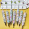Wholesale Letter Pearl Rhinestone DIY Fancy Beadable Pens