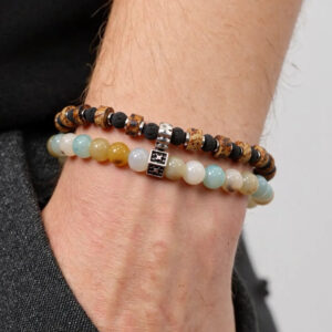 Wholesale Colored turquoise string men's bead bracelet