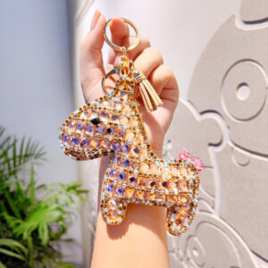 Full diamond pony-champagne color