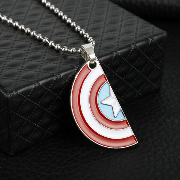 O1CN01bJMj4J1YN7VbNLWlQ_2217676353046-0-cib Wholesale Cross-Border New Hot Anime Peripheral Sales Avengers Necklace European and American Personalized Couple Brother Pendant Accessories