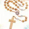 O1CN01bKFwSC1QaO4VlIuaw_2218773031992-0-cib Wholesale Wooden Rosary Necklace 10mm Wood Color Cross