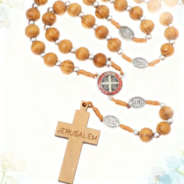 O1CN01bKFwSC1QaO4VlIuaw_2218773031992-0-cib Wholesale Wooden Rosary Necklace 10mm Wood Color Cross