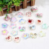 Wholesale Cartoon animal flower love pentagram butterfly acrylic beads