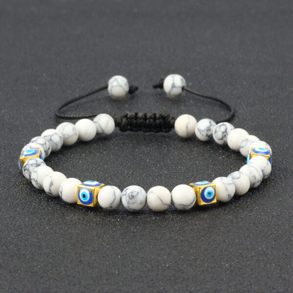 Wholesale Hand woven square Devil's Eye bracelet
