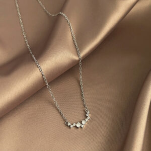 Temperament zircon necklace