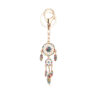 O1CN01bRGdjo2A5DMo8hJER_1874418151-0-cib Wholesale Rose gold rhinestone tassel feather dreamcatcher design keychain