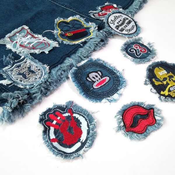 Wholesale Letter Skull Series Embroidery DIY Patches