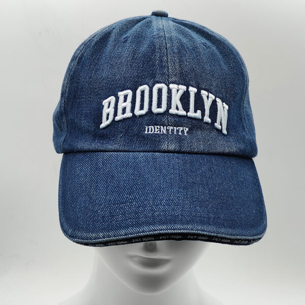 Wholesale Customized Letter-Washed Fashion Commuter Baseball Cap Amazon Face-Slimming Deep Crown Retro Wide-Brimmed Baseball Cap