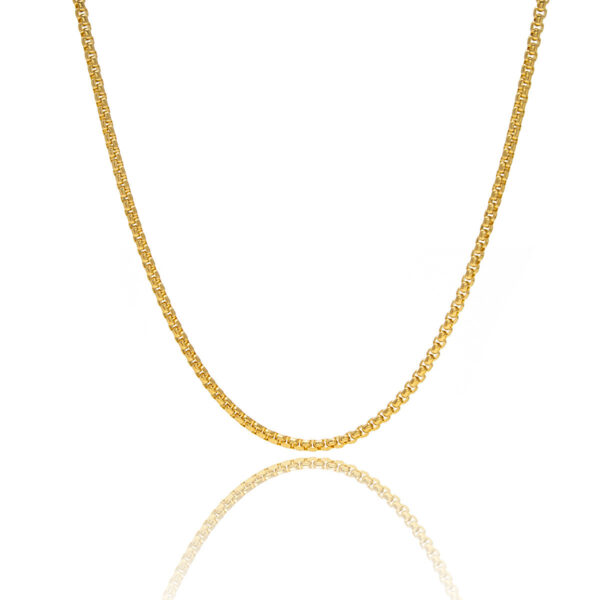 O1CN01bYxAcN2DNwLHNQH65_2216336188598-0-cib Wholesale Titanium Steel Chain Necklace DIY Matching Pendant 18K Gold