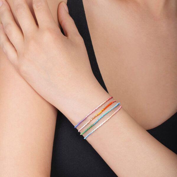 Wholesale MIiyuki Rice Bead Gradient Color Bracelet