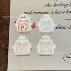 Wholesale 10pcs Chef Hat Cartoon Cat Bread Maker Acrylic Beads