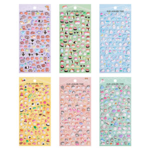 Bad7-12 small animal three-dimensional bubble stickers, six random pieces (all 6 photos taken)