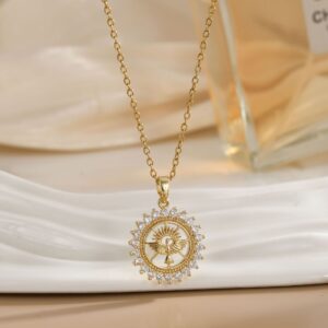 Wholesale Religious bronze micro-painted Virgin Mary pendant