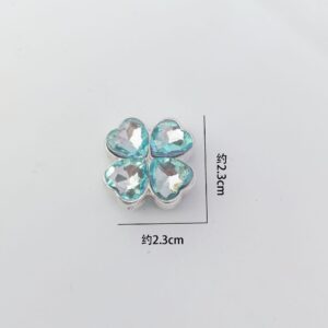 Green four-leaf clover accessories (1 piece)