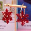 O1CN01bil4OW2F774KkxHi6_2217900038832-0-cib Wholesale Red Snowflake Christmas Acrylic Earrings