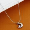 Wholesale moon necklace goddess clavicle chain Titanium Steel Necklace