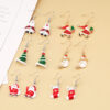 Wholesale Christmas Tree Santa Claus Snowman Earrings