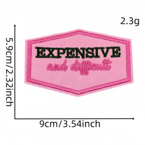 Pink kindness english cloth sticker 2#