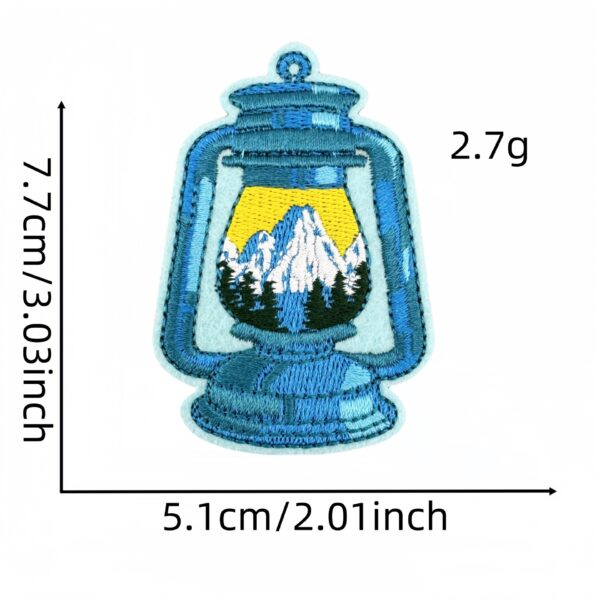 Wholesale Cartoon Outdoor Scenery Embroidery Cloth DIY Stickers